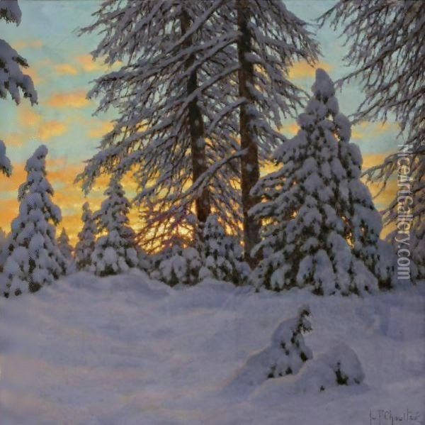 Landscape Oil Painting - Ivan Fedorovich Choultse