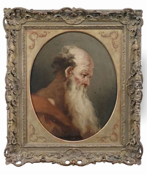 Der Heilige Hieronymus (studie) Oil Painting - Giovanni Antonio Pellegrini