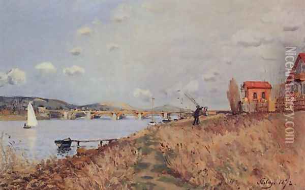 The Bridge at Argenteuil Oil Painting - Alfred Sisley