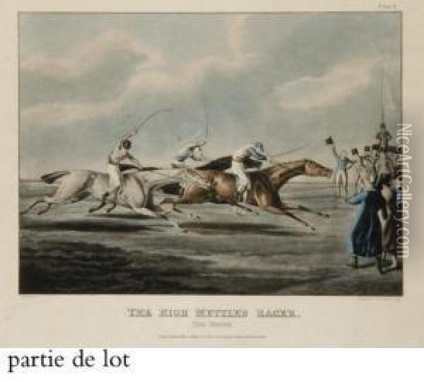 The High Mettled Racer Par Henry Alken Et Thomas Sutherland Oil Painting - Henry Thomas Alken