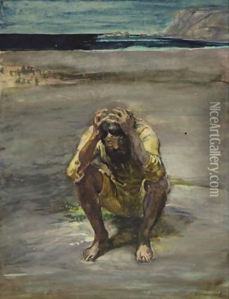 Enoch Arden Oil Painting - John La Farge