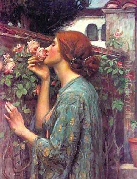 My Sweet Rose Oil Painting - John William Waterhouse