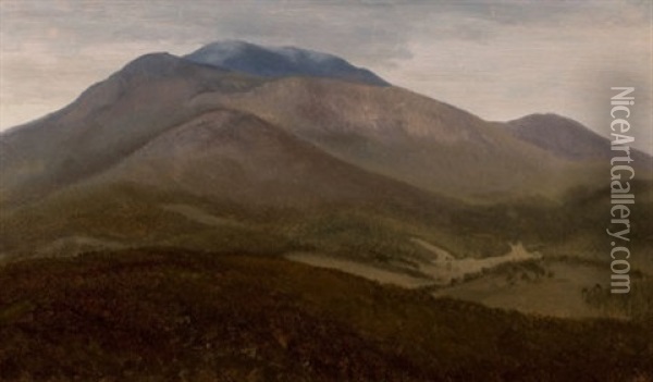 White Mountains, New Hampshire Oil Painting - Albert Bierstadt