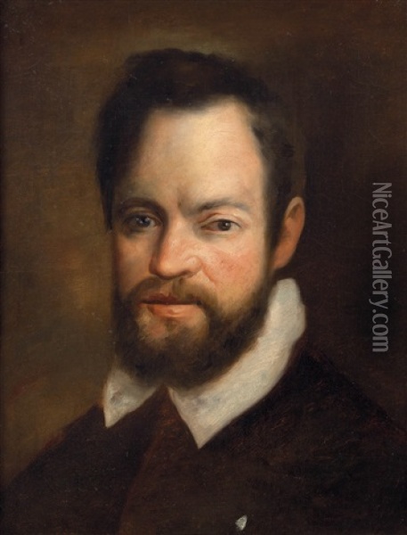 Ritratto Di Galileo Galilei Oil Painting - Domenico (il Passignano) Cresti