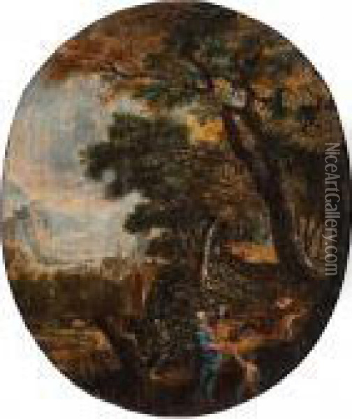 Die Verspottung Des Elisa Oil Painting - Jan Brueghel the Younger