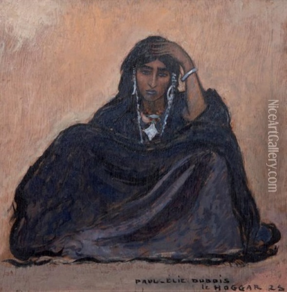 Mata, Femme Noble Du Hoggar Oil Painting - Paul Emile Dubois