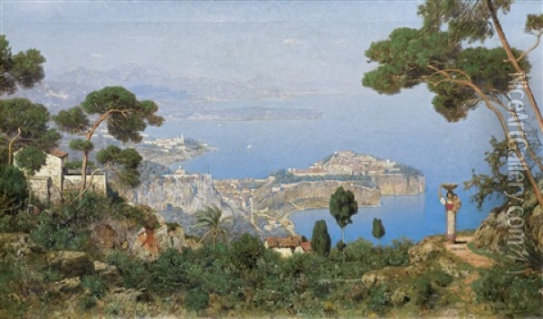 Souther Riviera Oil Painting - Edmund Berninger