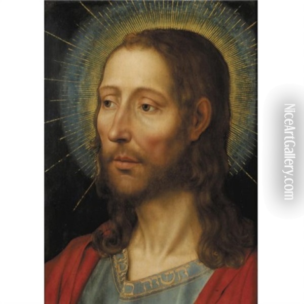 Christ Oil Painting - Quentin Massys the Elder