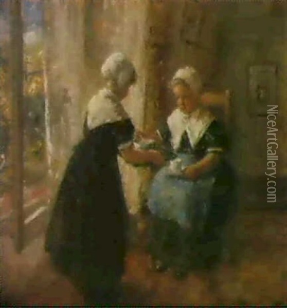 The Little Waitress Oil Painting - Robert Gemmell Hutchison