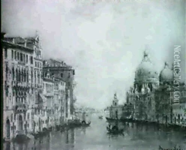 Grand Canal, Venice Oil Painting - Antonietta Brandeis