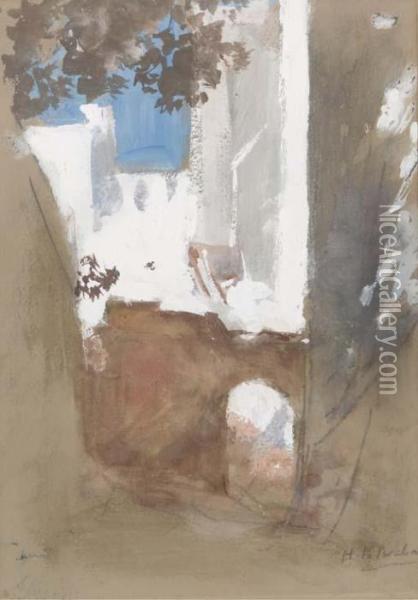 Algiers Oil Painting - Hercules Brabazon Brabazon