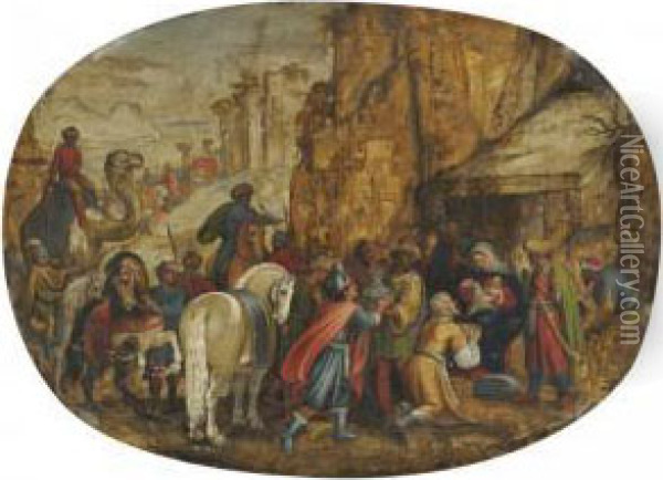 The Adoration Of The Magi Oil Painting - Antonia Tempesta