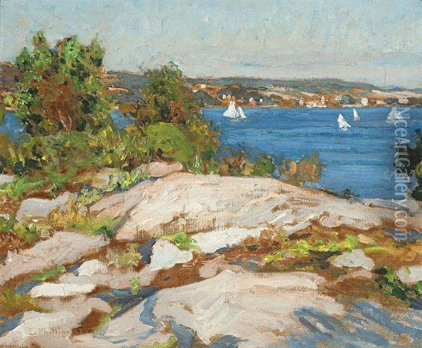 View From Cremorne Point Oil Painting - Emanuel Phillips Fox