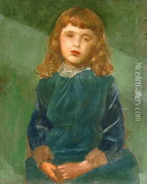 Lucy Bond, 1880 Oil Painting - George Frederick Watts