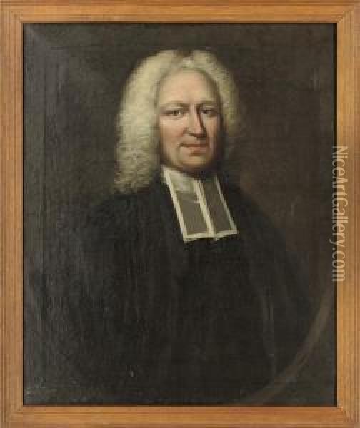 Portrait Of Henry Crispe Of Catton (1657-1736/7) Oil Painting - Thomas Frye