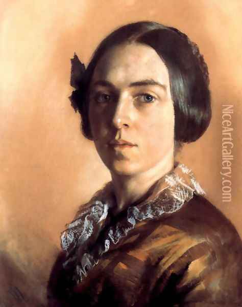 Portrait Oil Painting - Adolph von Menzel