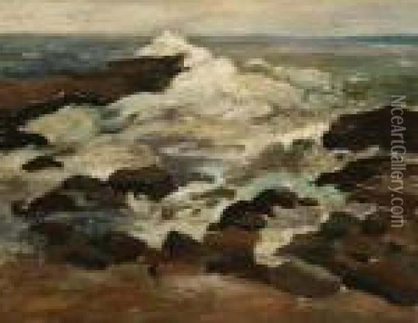 Monterey Coast Oil Painting - Edgar Alwin Payne