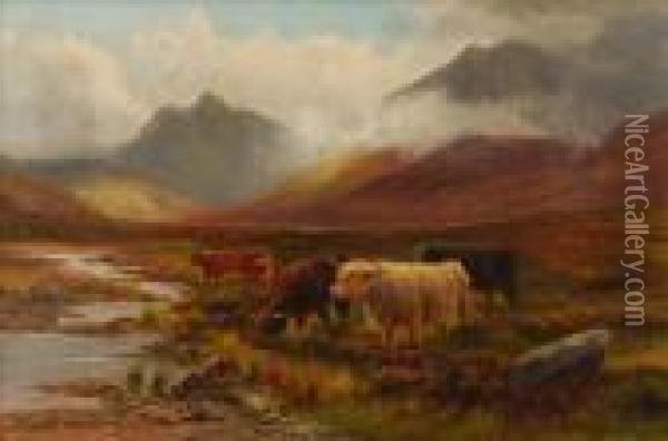 Highland Landscape Oil Painting - Daniel Sherrin