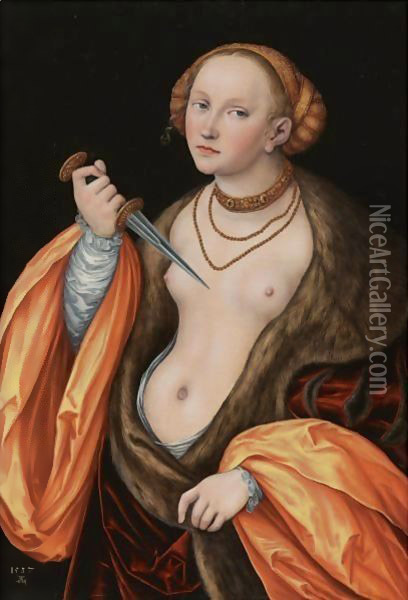 Lucretia 4 Oil Painting - Lucas The Elder Cranach