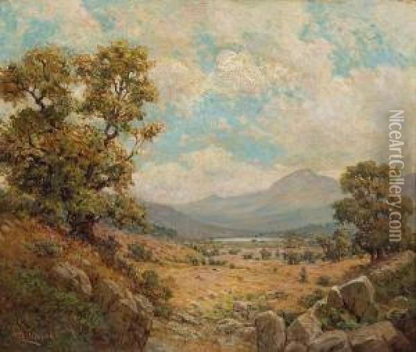 In Sierra Foothills Oil Painting - William Lee Judson