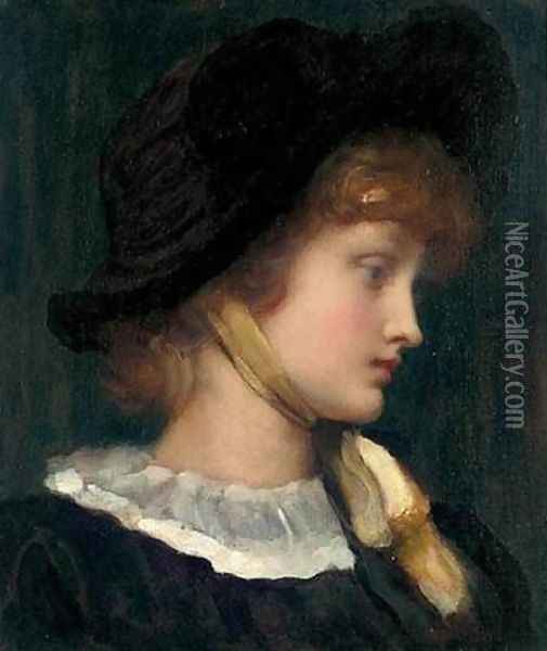 Letty Oil Painting - Lord Frederick Leighton