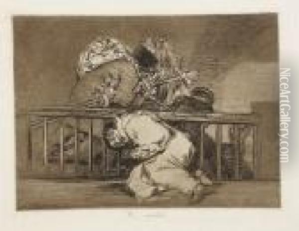 Asi Sucedio Oil Painting - Francisco De Goya y Lucientes