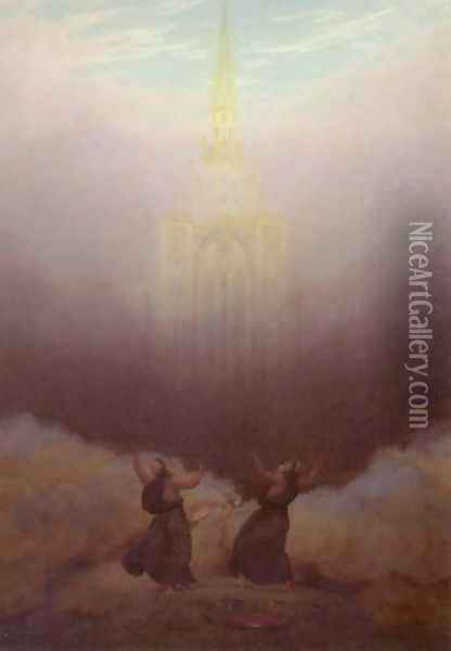 Vision of the Christian Church Oil Painting - Caspar David Friedrich
