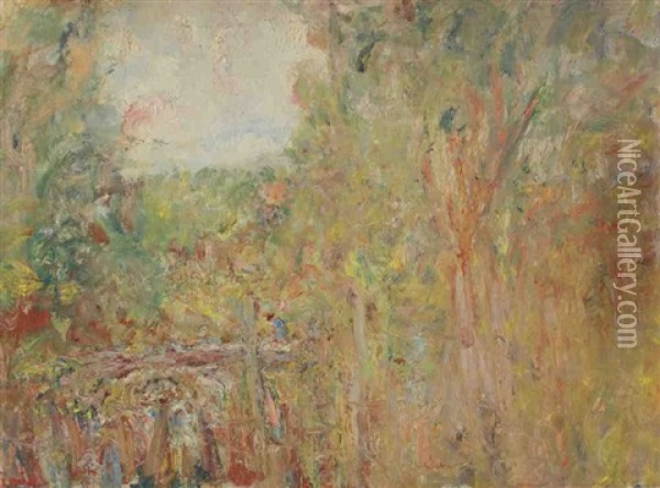 Le Jardin Oil Painting - Paul Kron