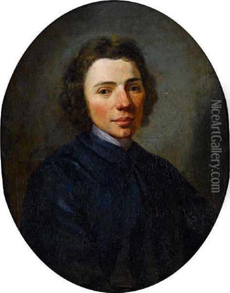 Portrait Of Jean Fachot (1722-1757) Oil Painting - Francois Boucher