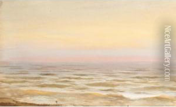 Seascape Oil Painting - Albert Nikolaivich Benua