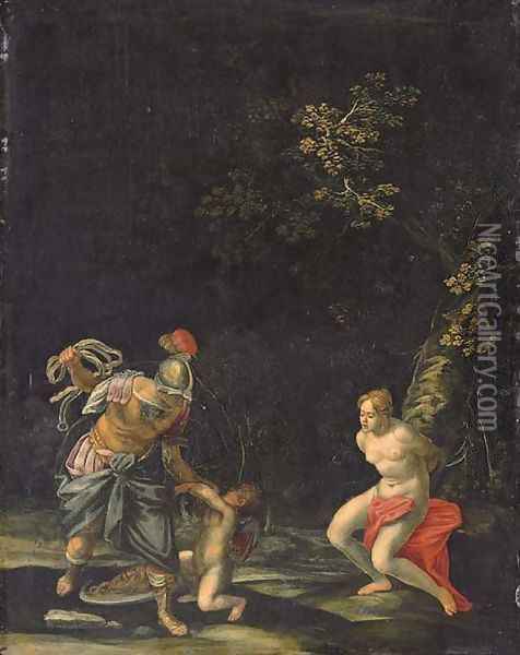 The Punishment of Cupid Oil Painting - Pasquale Ottino