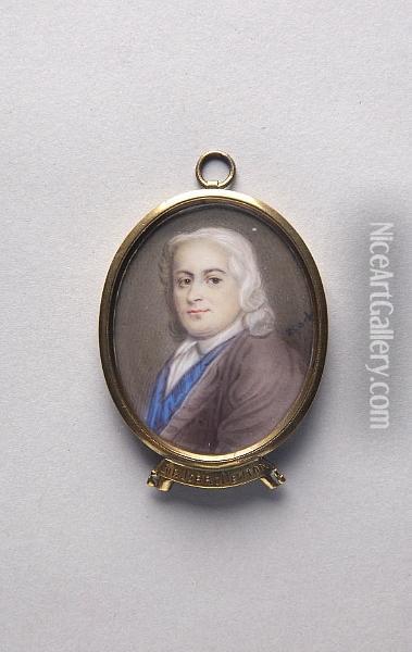 Sir Isaac Newton Oil Painting - Christian Friedrich Zincke
