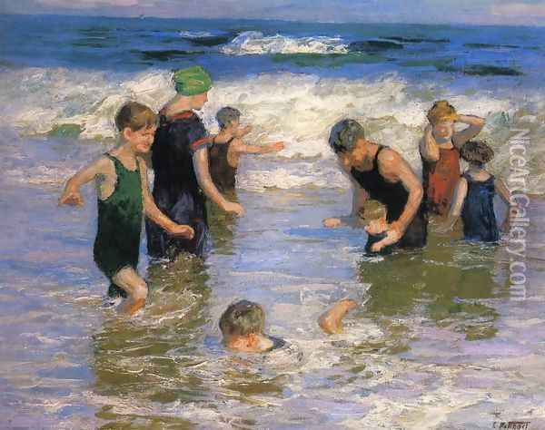 The Bathers 2 Oil Painting - Edward Henry Potthast
