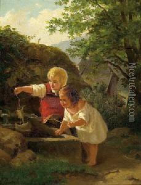Il Piccolo Capitano Oil Painting - Ernst Bosch