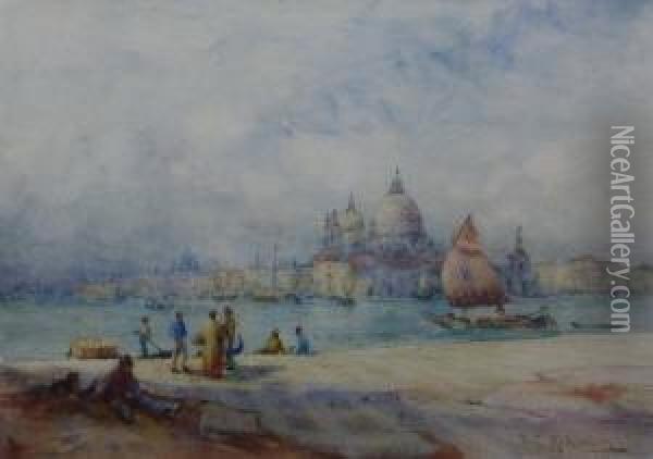 Venice Oil Painting - Frederick Stuart Richardson