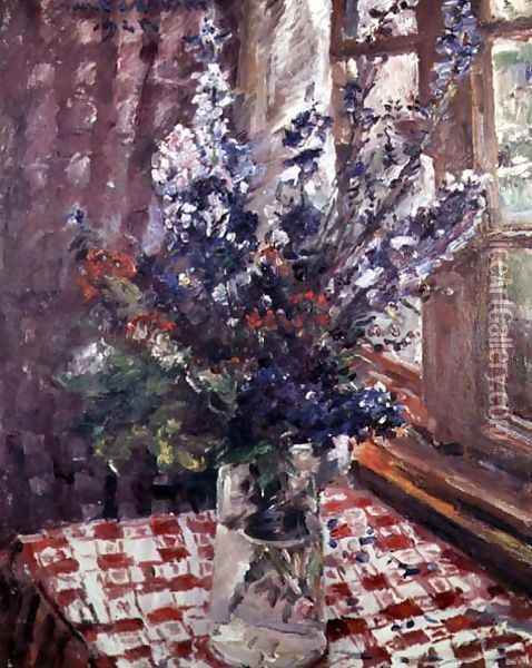 Still Life of Blossom Oil Painting - Lovis (Franz Heinrich Louis) Corinth