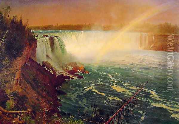 Niagara Oil Painting - Albert Bierstadt