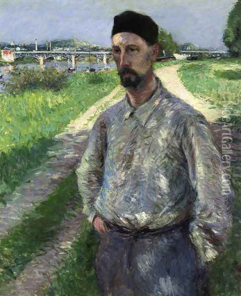 Portrait of Eugene Lamy Oil Painting - Gustave Caillebotte