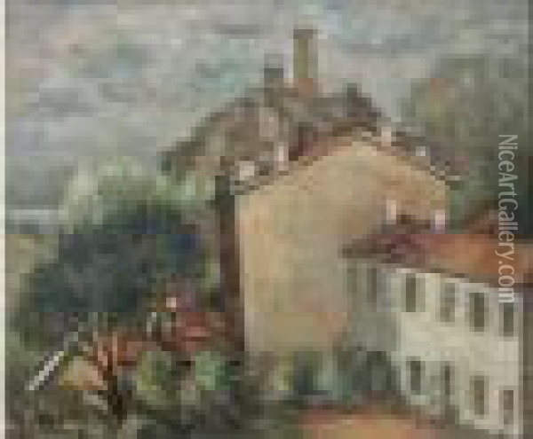 Saint-paul-de-vence Oil Painting - Leon Weissberg
