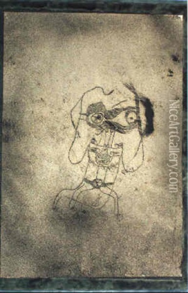 Ami (ein Gedenkblatt) Oil Painting - Paul Klee