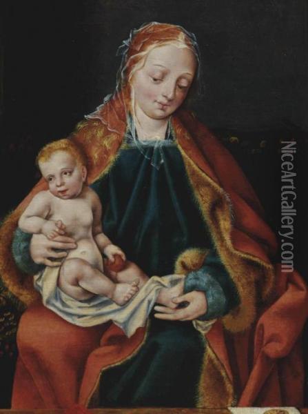 The Virgin And Child Oil Painting - Joos Van Cleve