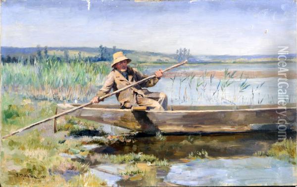 La Barque Oil Painting - Joseph Middeleer