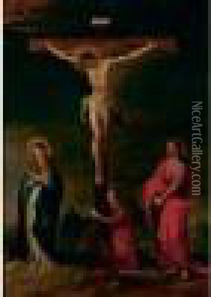 La Crucifixion Oil Painting - Frans III Francken