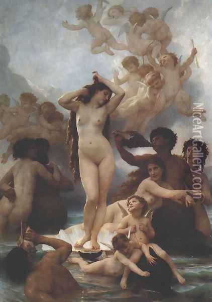 Birth of Venus Oil Painting - William-Adolphe Bouguereau