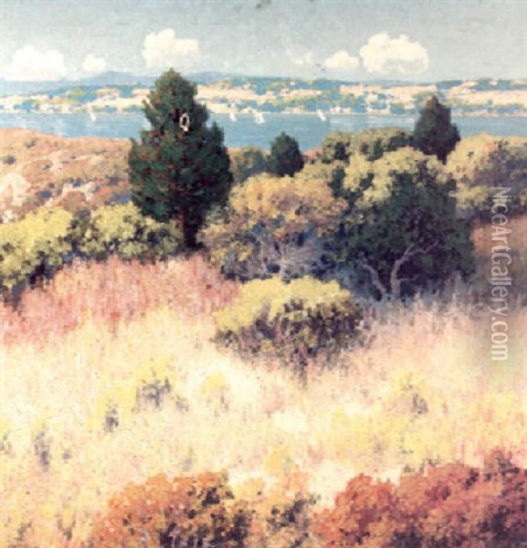 The Bay - San Diego Oil Painting - Maurice Braun
