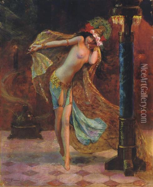 Dance Of The Seven Veils Oil Painting - Gaston Bussiere