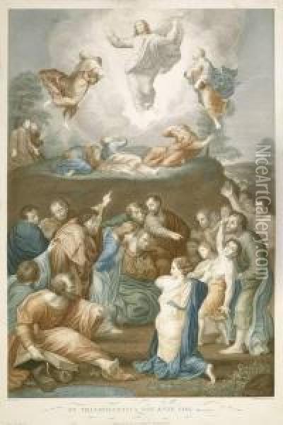 Die Kreuzabnahme; Die Transfiguration Oil Painting - Jean Thouvenin