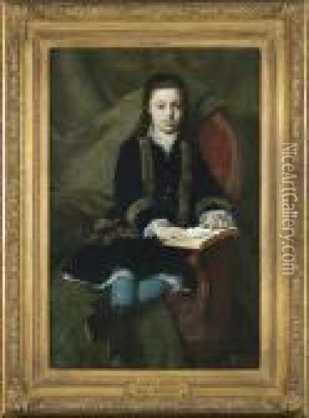 Portrait Of Mademoiselle Oil Painting - Paul Merwart