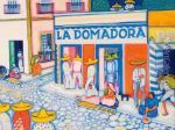 La Domadora Oil Painting - Winold Reiss