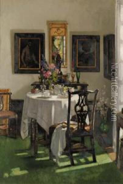 The Breakfast Room, Ardilea Oil Painting - Patrick William Adam